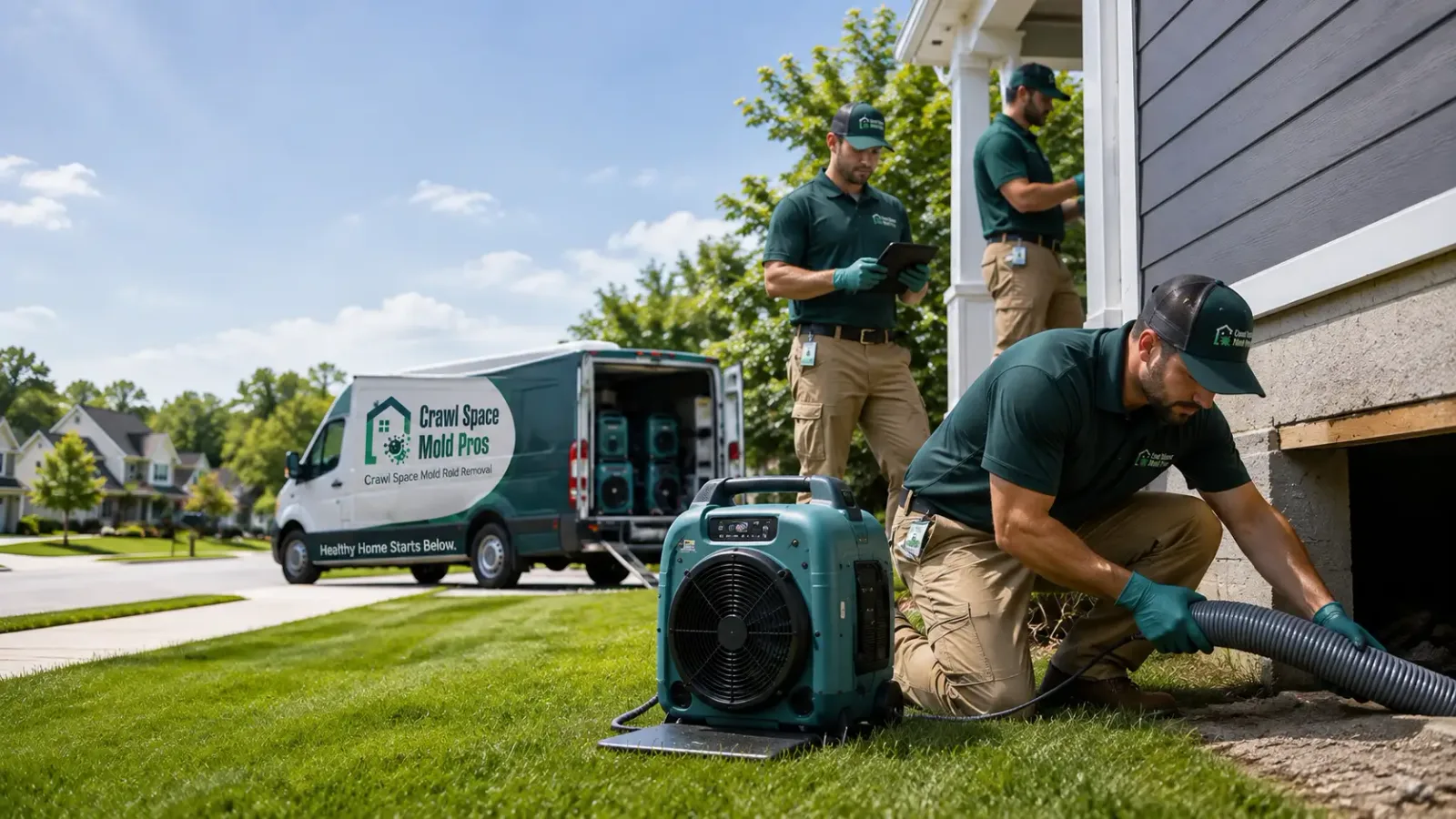 Crawl Space Mold Removal in Pataskala, OH